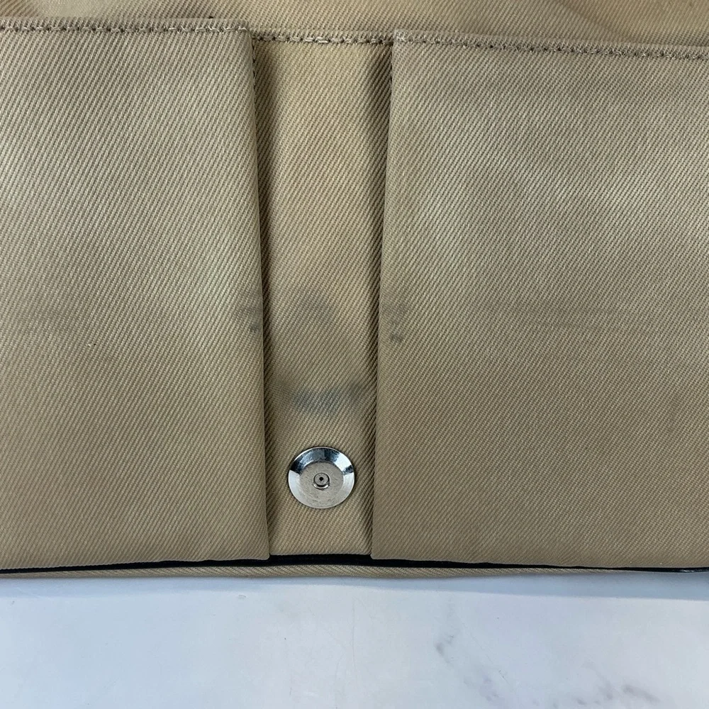 Coach Unisex Mercer‎ Y2K Twill Tan Black Messenger Shoulder Nylon Crossbody Bag